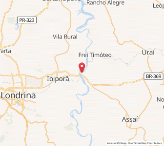 Map of Jataizinho, Paraná