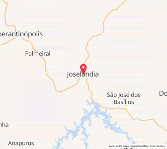 Map of Joselândia, Maranhão