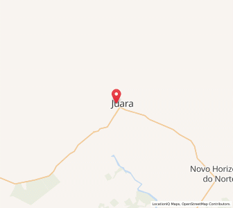 Map of Juara, Mato Grosso