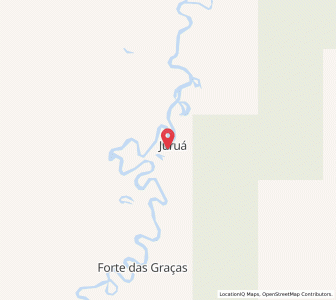 Map of Juruá, Amazonas