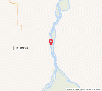 Map of Juruena, Mato Grosso