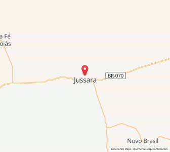 Map of Jussara, Goiás