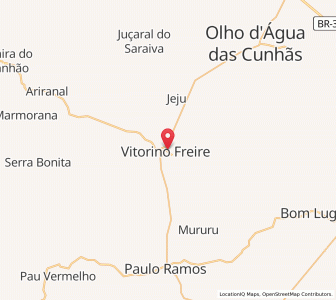 Map of Lago da Pedra, Maranhão