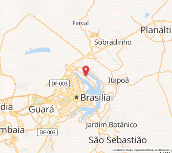 Map of Lago Norte, Federal District