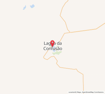 Map of Lagoa da Confusão, Tocantins