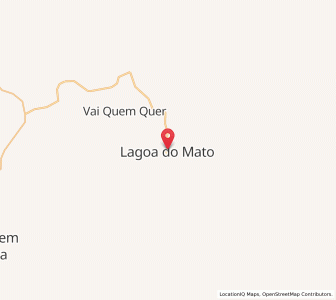 Map of Lagoa do Mato, Maranhão