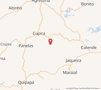 Map of Lagoa dos Gatos, Pernambuco