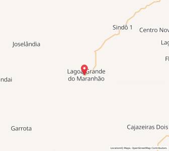 Map of Lagoa Grande do Maranhão, Maranhão