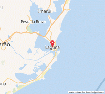 Map of Laguna, Santa Catarina