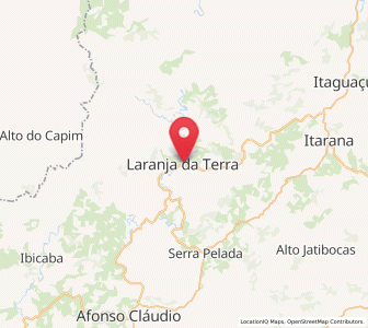 Map of Laranja da Terra, Espírito Santo
