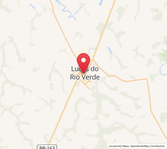Map of Lucas do Rio Verde, Mato Grosso