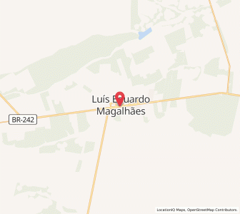 Map of Luís Eduardo Magalhães, Bahia
