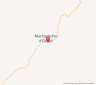 Map of Machadinho D'Oeste, Rondônia