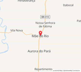 Map of Mãe do Rio, Pará