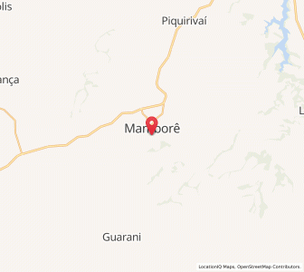 Map of Mamborê, Paraná