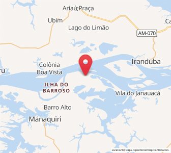 Map of Manaquiri, Amazonas