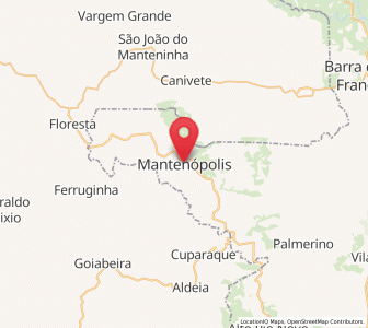 Map of Mantenópolis, Espírito Santo