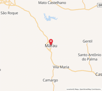 Map of Marau, Rio Grande do Sul