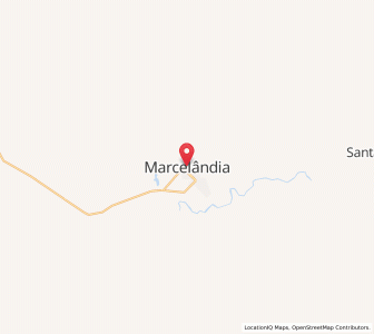 Map of Marcelândia, Mato Grosso