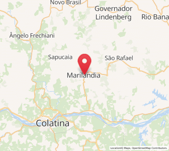 Map of Marilândia, Espírito Santo