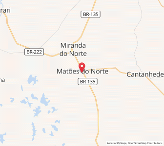 Map of Matões do Norte, Maranhão