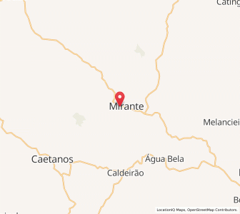 Map of Mirante, Bahia