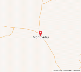 Map of Montividiu, Goiás