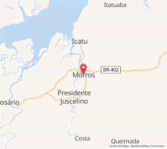 Map of Morros, Maranhão