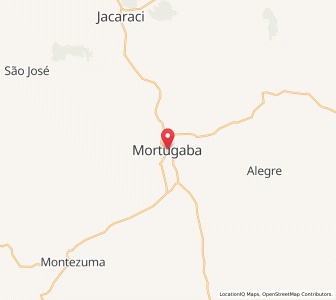 Map of Mortugaba, Bahia