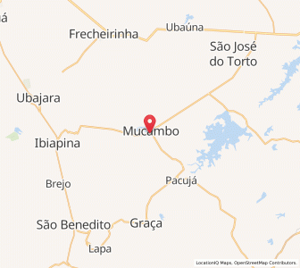 Map of Mucambo, Ceará