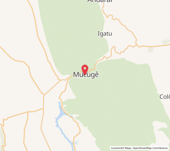 Map of Mucugê, Bahia