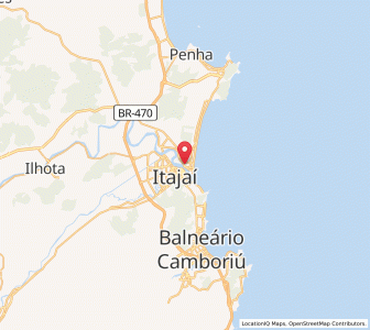 Map of Navegantes, Santa Catarina