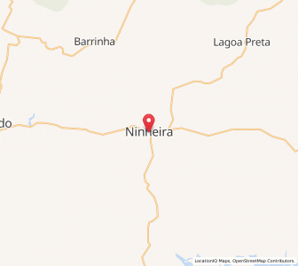 Map of Ninheira, Minas Gerais