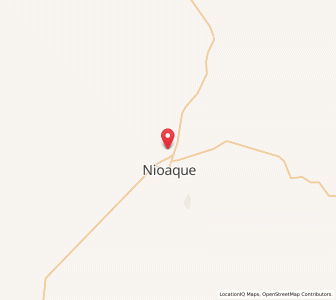 Map of Nioaque, Mato Grosso do Sul