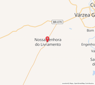 Map of Nossa Senhora do Livramento, Mato Grosso