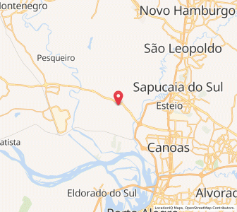 Map of Nova Santa Rita, Rio Grande do Sul