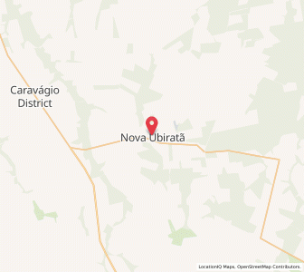 Map of Nova Ubiratã, Mato Grosso