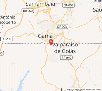 Map of Novo Gama, Goiás