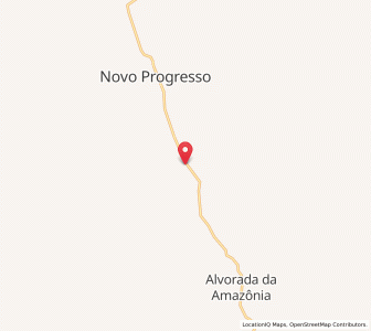 Map of Novo Progresso, Pará