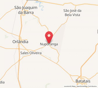 Map of Nuporanga, São Paulo
