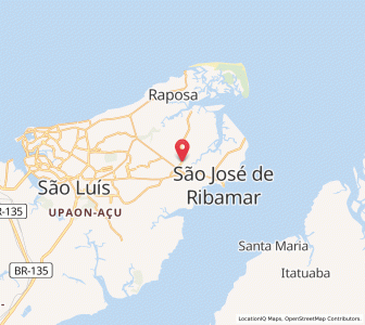 Map of Paço do Lumiar, Maranhão