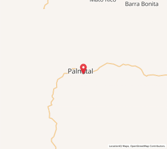 Map of Palmital, Paraná