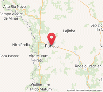 Map of Pancas, Espírito Santo