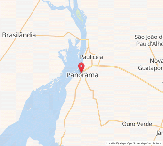 Map of Panorama, São Paulo