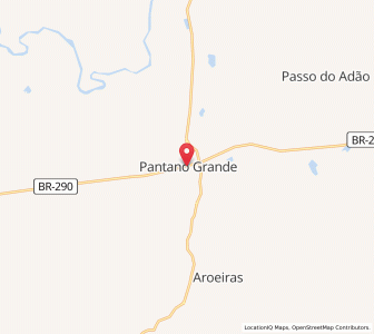 Map of Pantano Grande, Rio Grande do Sul