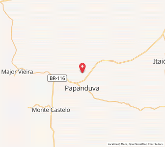 Map of Papanduva, Santa Catarina
