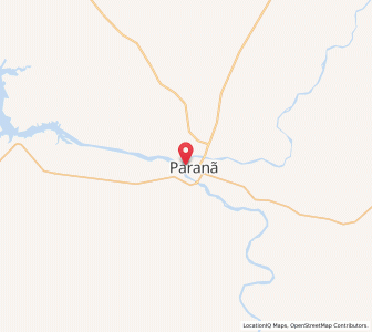 Map of Paranã, Tocantins