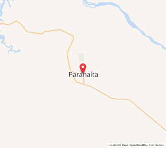 Map of Paranaíta, Mato Grosso