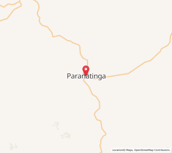Map of Paranatinga, Mato Grosso