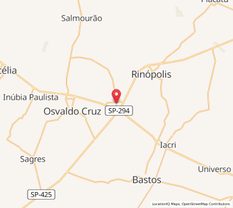 Map of Parapuã, São Paulo